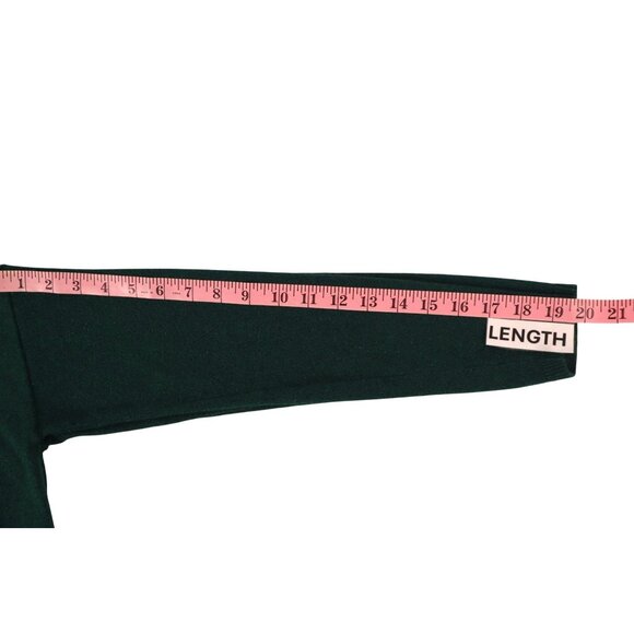 INC international concept V-Neck Emerald Green Long Sleeve‎ Sweater Size Small - Picture 12 of 12